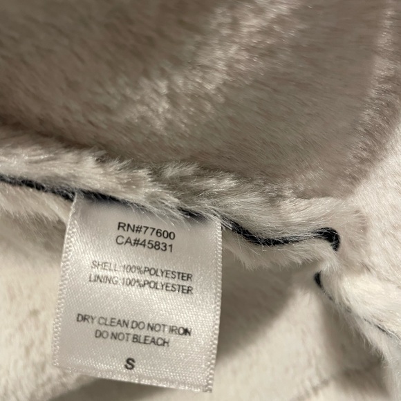 Chaser Womens Black-Ivory Faux Suede short Bomber Jacket. - Picture 2 of 6